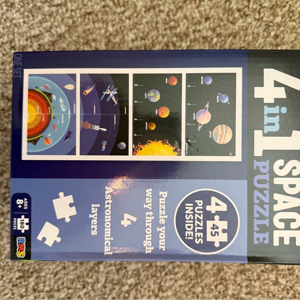 4-in-1 Space Puzzle Set by
